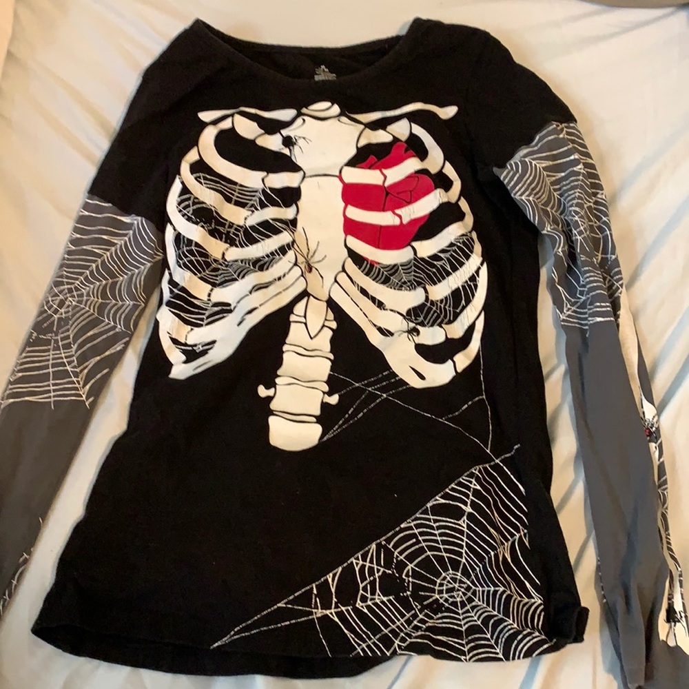 Black Skelton long sleeve